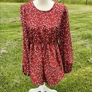 Size Large babydoll top